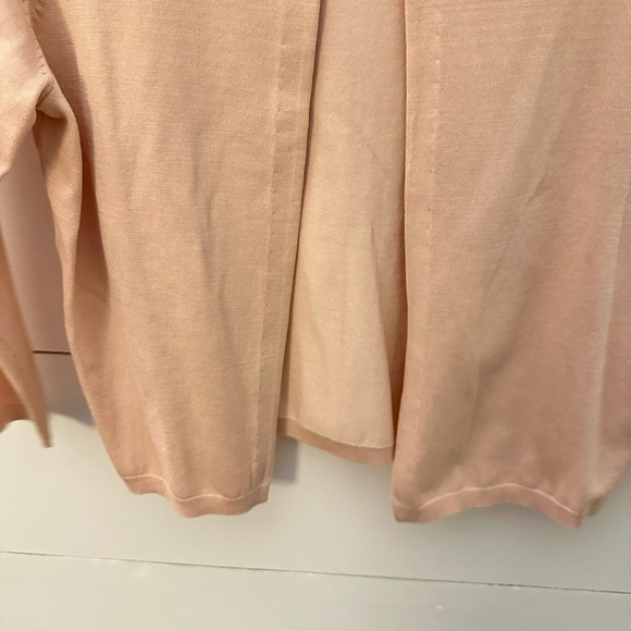 INC Vintage Deadstock Silk beaded floral crop pink woman clueless cardigan NWT M - Picture 8 of 14